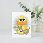 De Eend van de Chanoeka Feestdagenkaart (Staand voorkant)