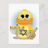 De Eend van de Chanoeka Feestdagenkaart (Voorkant)