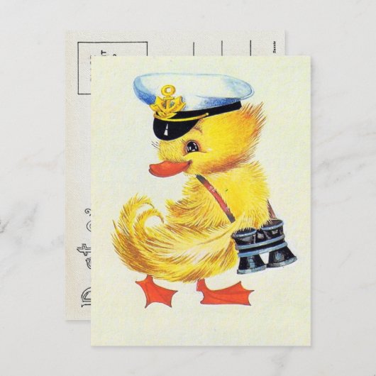 De Eend van Pasen Feestdagenkaart (Voorkant / Achterkant)