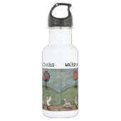 De Eenden lopen Waterfles (Voorkant)