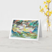 De Eenden van Boston Kaart (Gele Bloem)