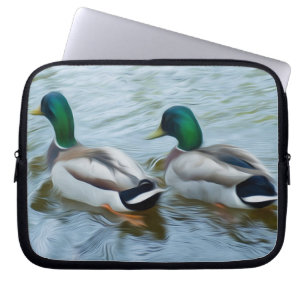 De Eenden van de wilde eend Laptop Sleeve