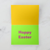 De eendkaart van Pasen Feestdagen Kaart (Binnen)