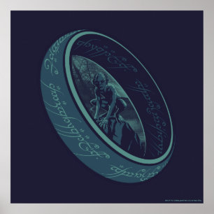 DE EÉNE RING™ GOLLUM™ Grafisch Poster