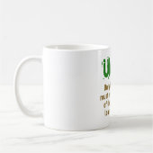 De eenheid is Visie - het Citaat van de eenheid Koffiemok (Links)