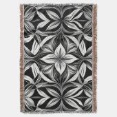 De eenheid van zwart en wit deken (Voorkant Verticaal)