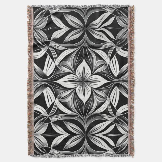 De eenheid van zwart en wit deken (Voorkant Verticaal)