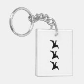 De eenheidsvlag van Kanetsugu Naoe Sleutelhanger (Voorkant Links)