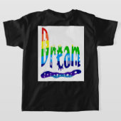 De Eenhoorn Dolfijn (Fantasy Zee Dier) T-shirt (Laag Achter)