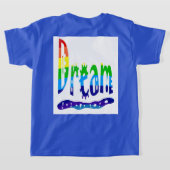 De Eenhoorn Dolfijn (Fantasy Zee Dier) T-shirt (Laag Achter)