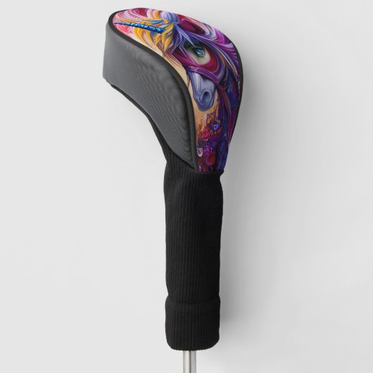 De eenhoorn golfheadcover (Schuin)