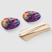 De eenhoorn handwaaier (Niet-gemonteerd)