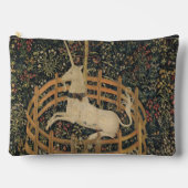 De eenhoorn in gevangenschap, middeleeuws tapijt etui (Voorkant)