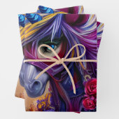 De eenhoorn inpakpapier vel (In situ)