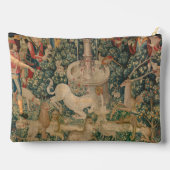 De eenhoorn is gevonden, middeleeuws tapijt etui (Achterkant)