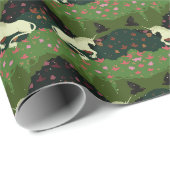 De Eenhoorn Tuin Cadeaupapier (Rol Hoek)