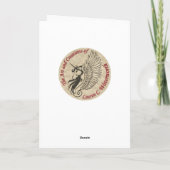 De Eenhoorn van de verjaardag Kaart (Achterkant)