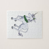 De Eenhoorn van Kerstmis Legpuzzel (Horizontaal)