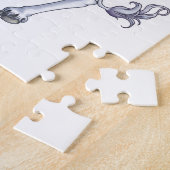 De Eenhoorn van Kerstmis Legpuzzel (Zijkant)