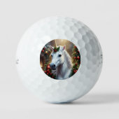 “De Eenhoorn van Noel” Golfballen (Voorkant)