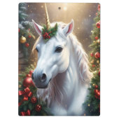 “De Eenhoorn van Noel” Klembord (Achterkant)