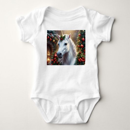 “De Eenhoorn van Noel” Romper (Voorkant)