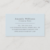 De eenvoudig Elegante Gouden Streep van de Folie Visitekaartje (Achterkant)