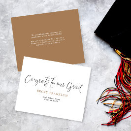 De Eenvoudige Aankondiging van het Afstuderen van