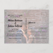 De eenvoudige Band van de Bekleding van de Grens t Aankondigingskaart (Achterkant)