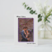 De eenvoudige Band van de Bekleding van de Grens t Aankondigingskaart (Staand voorkant)