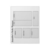 de eenvoudige doelstellingen van de douane dagelij notitieblok (Linkerzijde)