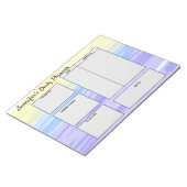 de eenvoudige doelstellingen van de douane dagelij notitieblok (Schuin)