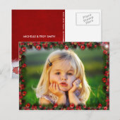 DE EENVOUDIGE DOOPVONT VAN HET SNOEP VAN HET FEESTDAGENKAART (Voorkant / Achterkant)