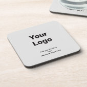 De eenvoudige douaneQR code voegt u toe noemt Klas Bier Onderzetter (Linkerzijde)