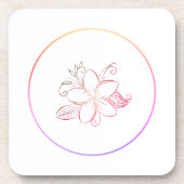 De eenvoudige douaneQR code voegt u toe noemt Klas Bier Onderzetter (Voorkant)