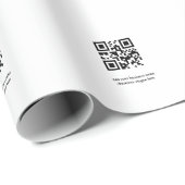 De eenvoudige douaneQR code voegt u toe noemt Klas Cadeaupapier (Rol Hoek)