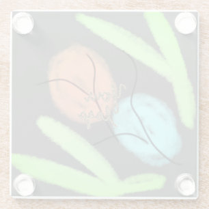 De eenvoudige douaneQR code voegt u toe noemt Klas Glazen Onderzetter