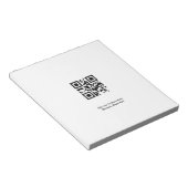 De eenvoudige douaneQR code voegt u toe noemt Klas Notitieblok (Schuin)