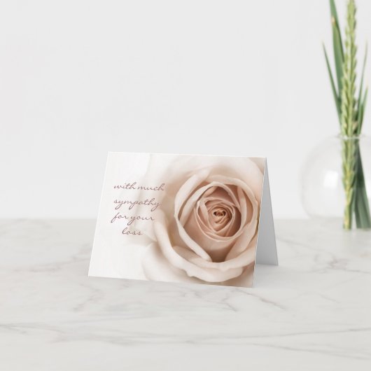 De eenvoudige en Oprechte Kaart van de Sympathie (Voorkant)