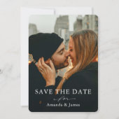 De eenvoudige Foto sparen de Sjabloon van de Datum Kaart (Voorkant)