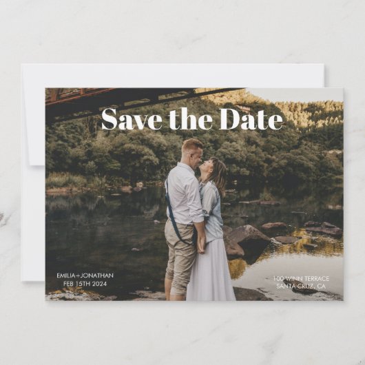 De eenvoudige Foto van de terugkeer sparen de Datu Kaart (Voorkant)