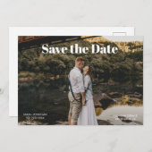 De eenvoudige Foto van de terugkeer sparen de Datu Kaart (Voorkant / Achterkant)