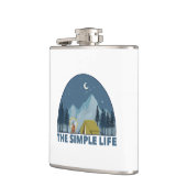 De eenvoudige levenscampagne heupfles (Links)