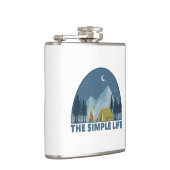 De eenvoudige levenscampagne heupfles (Rechts)