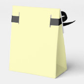 De eenvoudige Lichtgele Dozen Met monogram van de Bedankdoosjes (Achterkant)