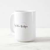 De eenvoudige mam boetiek koffiemok (Voorkant links)