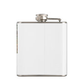 de eenvoudige minimale naam van de beste vrienden  heupfles (Achterkant)