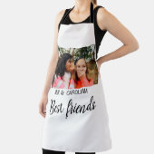 de eenvoudige minimale naam van de beste vrienden  schort (Insitu)