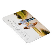 De eenvoudige Moderne Foto bewaart de Datum Thin M Magneet (Rechterzijde)