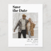 De eenvoudige Moderne Foto van de begroting sparen (Voorkant)